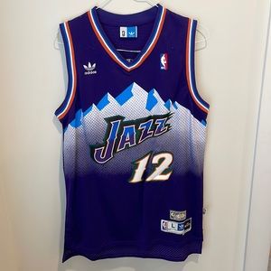 Adidas John Stockton Utah Jazz Jersey. Men’s size L.